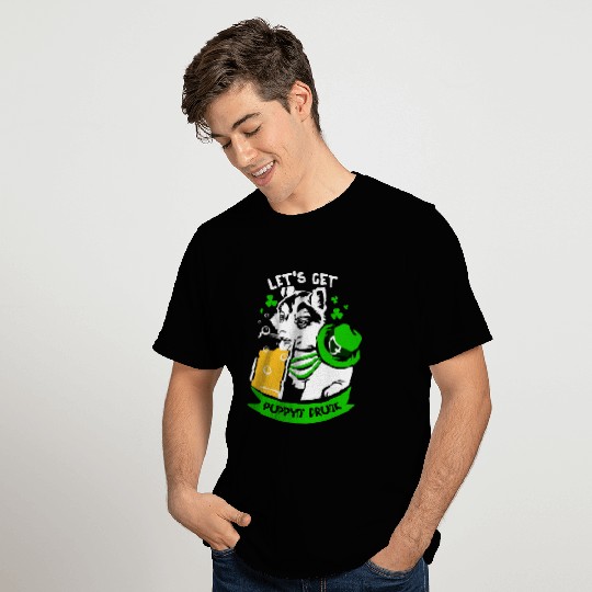 St. Patrick's Day Husky T Shirts