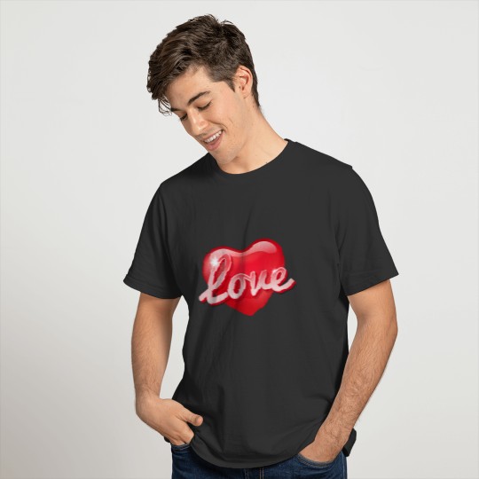 Women's Love Valentines Day Anniversary Shirt T-shirt