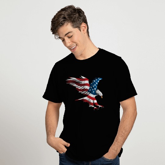 Patriotic American Eagle T Shirts