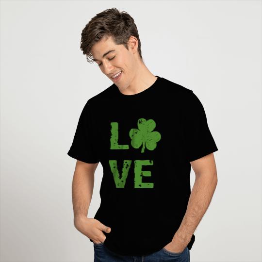 love St Patricks Day, Irish Green T Shirts
