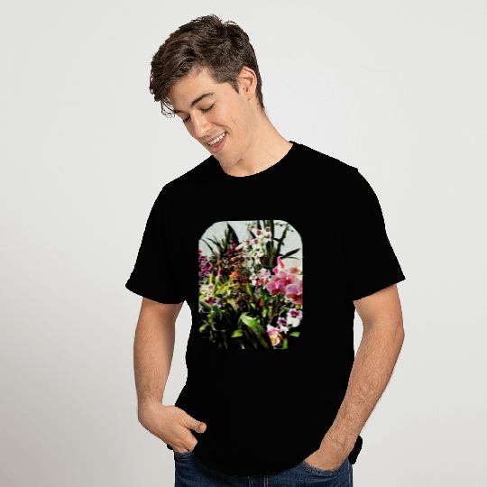 Orchids in the Garden Center T Shirts