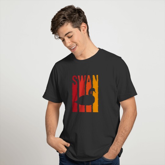 Swan Red Blend Typography T Shirt T-shirt