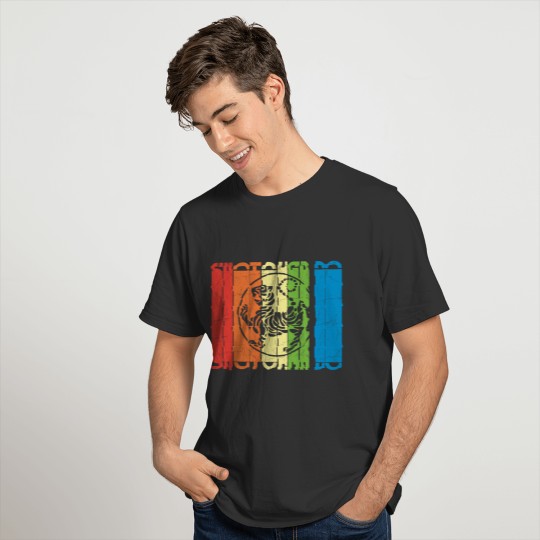 Superb Shotokan-do rainbow-colored tiger design T Shirts