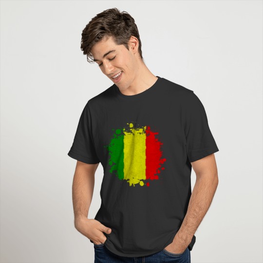 Mali blob / flag Africa Bamako West Africa T-shirt