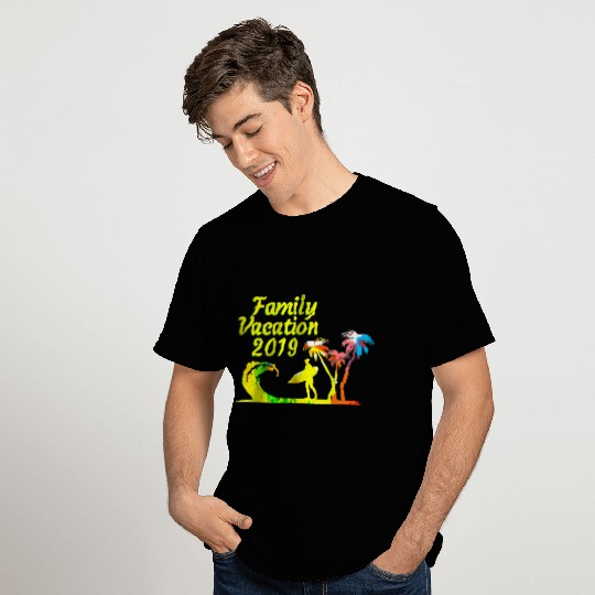 Family Vacation 2019 Surfer T Shirts
