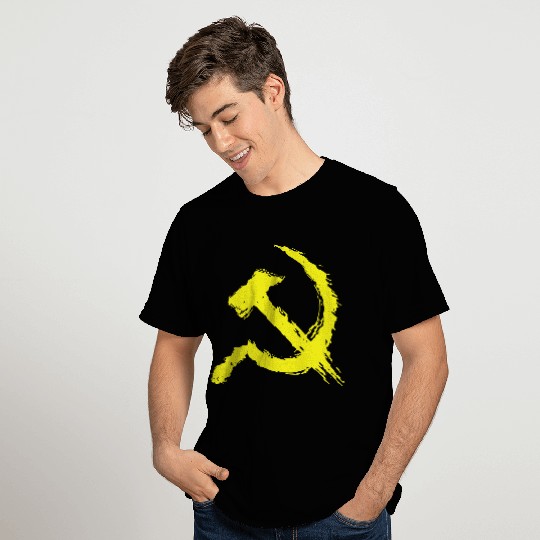 USSR / Soviet Union / Hammer and Sickle (paint) T Shirts