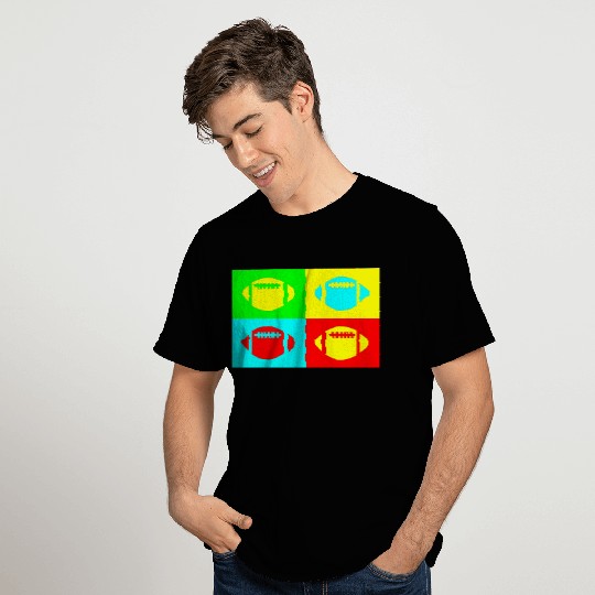 four multi colors ball T Shirts