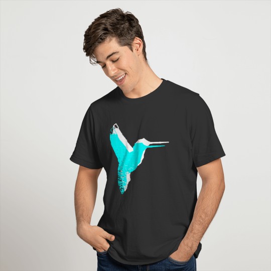 Hummingbird blue T Shirts
