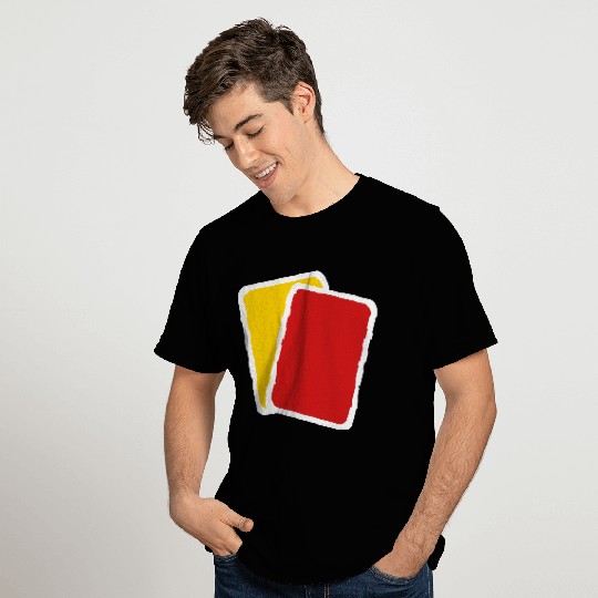 Red yellow card T Shirts