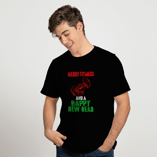Christmas Fitness Exercise Xmas Gift T Shirts