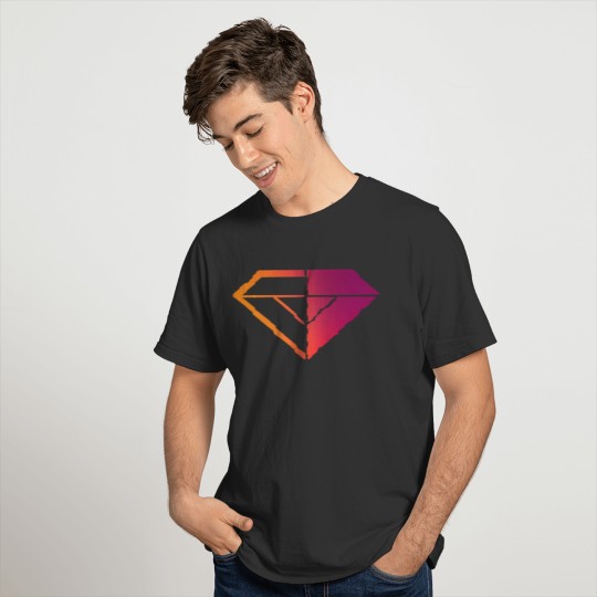 Diamond motif T-shirt