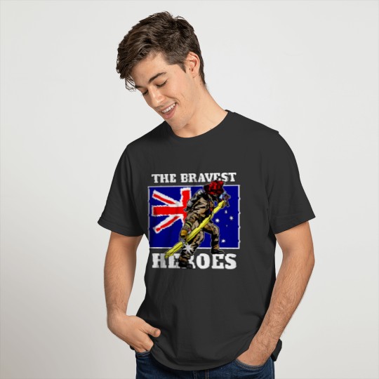 Australian Firefighters - The Bravest Heroes T-shirt