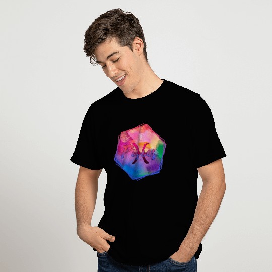 Pisces Watercolor Symbol T Shirts