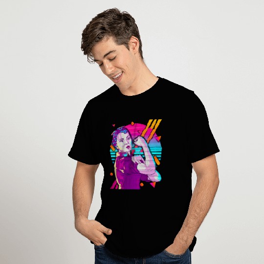 Rosie The Riveter Vaporwave T Shirts