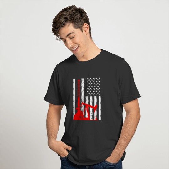 Oilfield Shirts American Flag T-shirt
