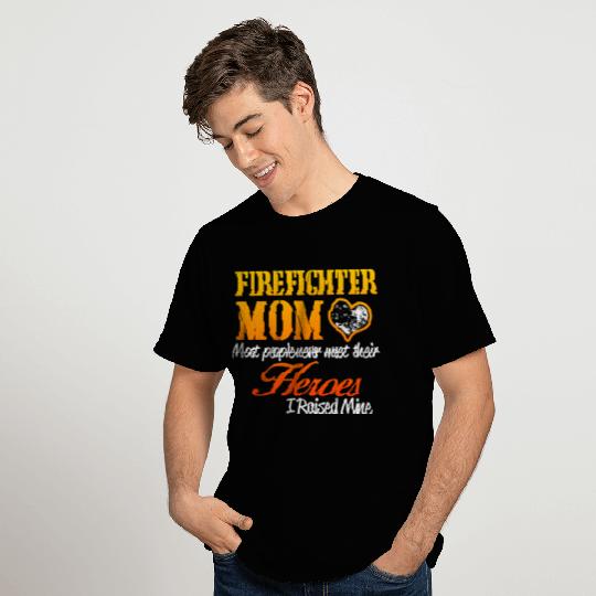 Fire Fighter Mom T Shirts