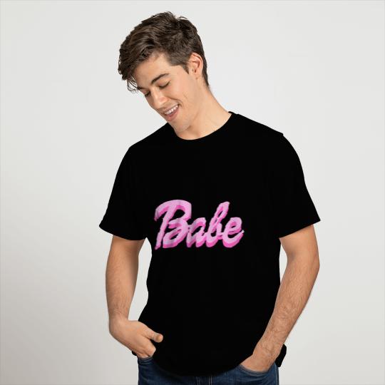 Babe pink barbie style T Shirts
