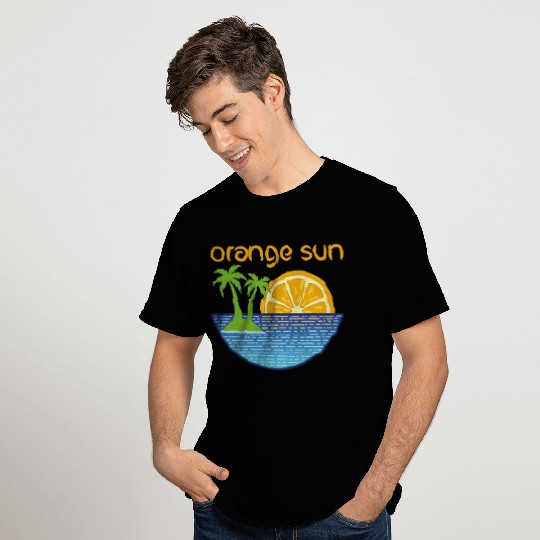 Orange sun T Shirts