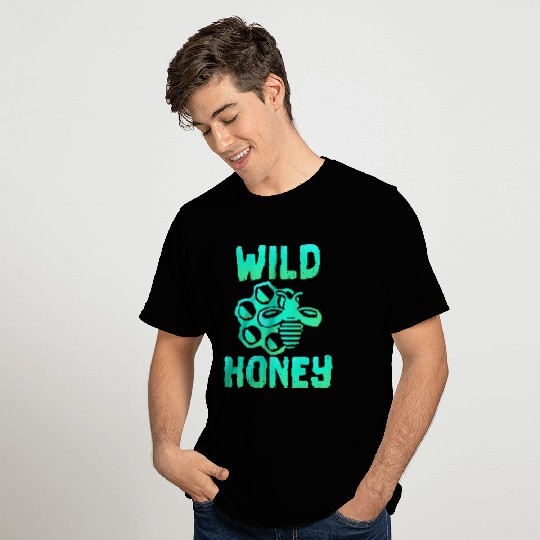 Honey Bee Honeycomb Wild T Shirts