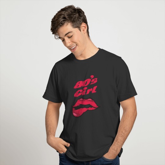80 s girl lips T-shirt