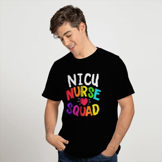 NICU Nurse Squad Newborn Hospital Emergency Gift T Shirts