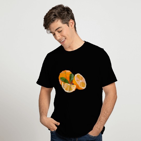 orange fruit lowpoly T Shirts