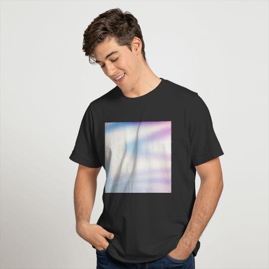 Holographic Blue Pink Iridescent Abstract T-shirt