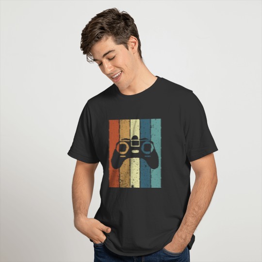 Game controller in retro vintage style gift idea T-shirt