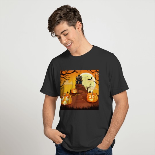 Spooky Nights Haunted House Scary Halloween T-shirt