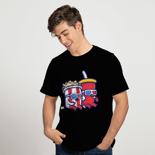 Popcorn Couple T Shirts
