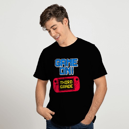 Third Grade Game On Video Game Back to School T Shirts