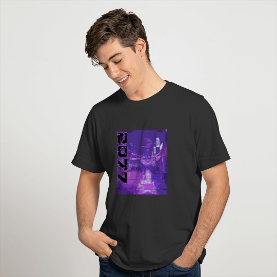 2077 Into the Future Night Street T Shirts