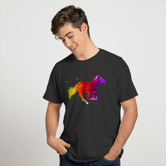 Colorful Horse T Shirts