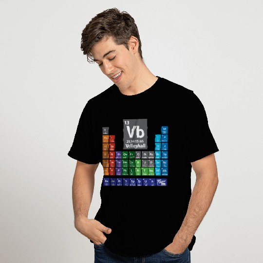 Periodic Table Of Volleyball Gift T Shirts