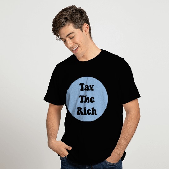 tax the rich circle design T Shirts