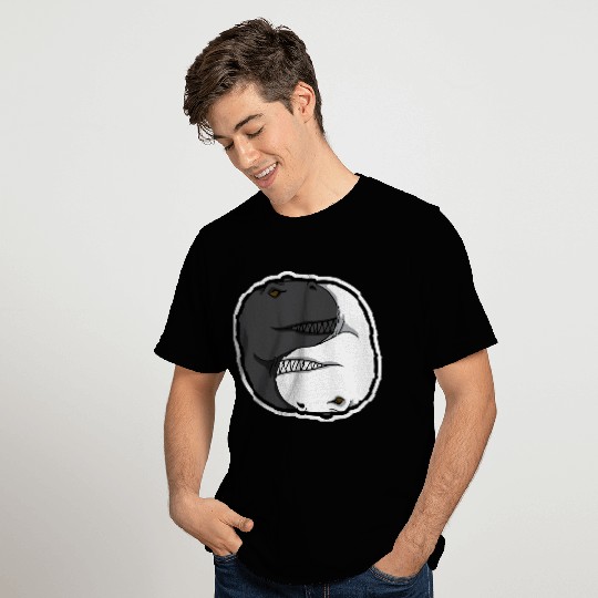 Dinosaur Yin Yang Tyrannosaurus Rex T Shirts