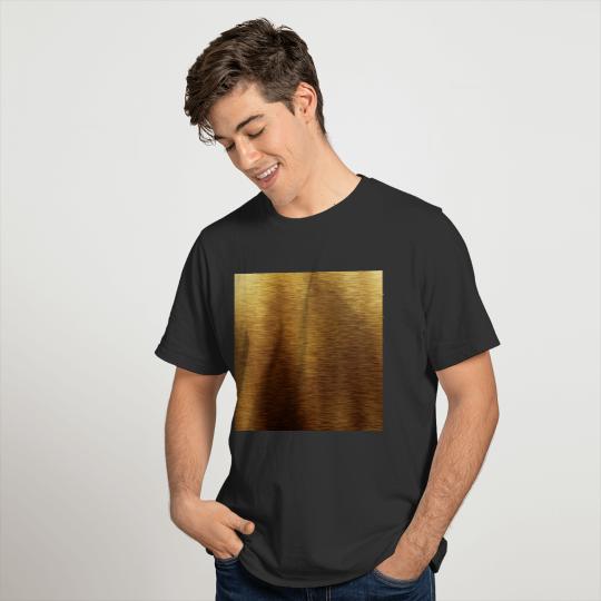 Bronze Brushed Metallic Texture T Shirts