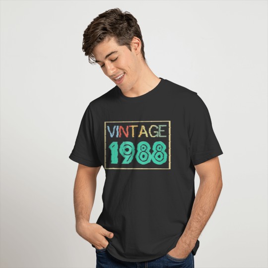 1988 Vintage 30th Birthday Gift For Him or Her T Shirts