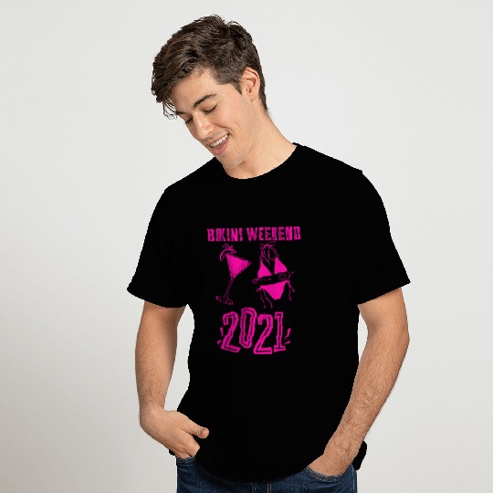 Bikini Weekend 2021 Drinks Girls Weekend T Shirts