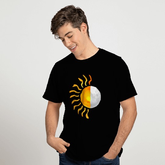 Hybrid Sun And Moon T Shirts