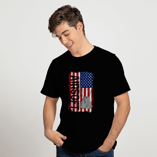 Airsoft - American Flag Gun Dog Tag - Park T Shirts