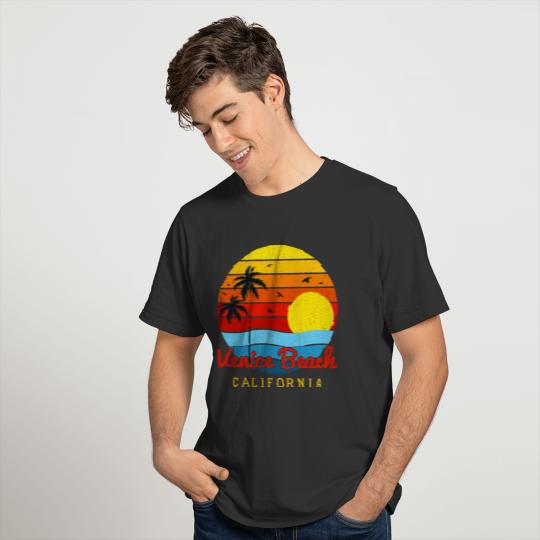 Venice Beach California, Retro Vintage T-shirt