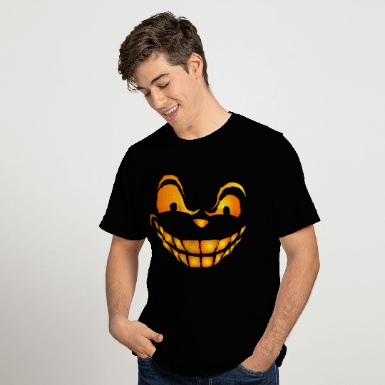 Pumpkin Halloween T Shirts Jack O Lantern Face T Shirts