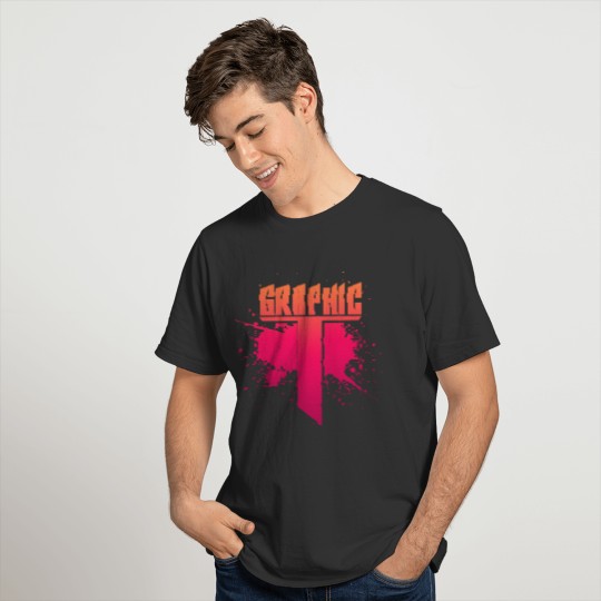 Graphic T Play On Words Graffiti Style Emblem T-shirt