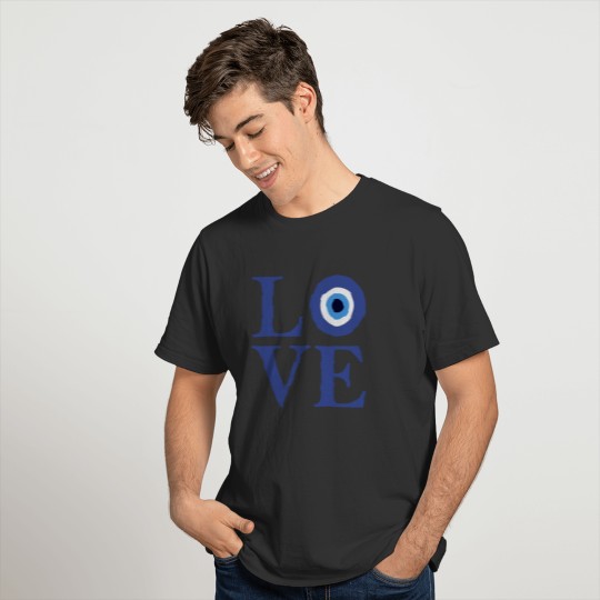 Love Nazar Charm Nazar Eye Symbol Spiritual T-shirt