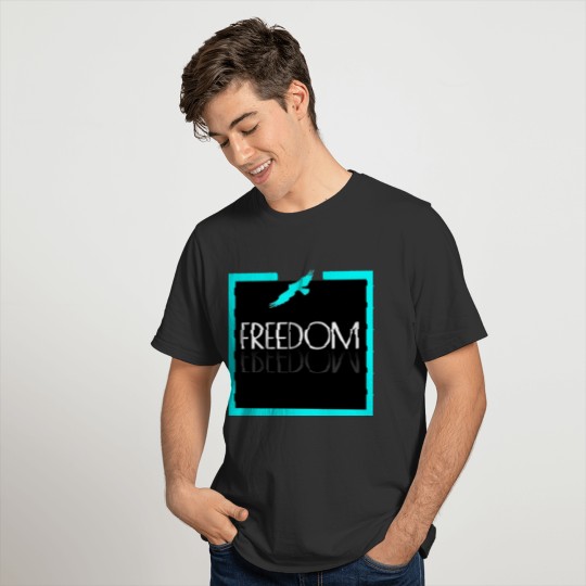 FREEDOM black T-shirt