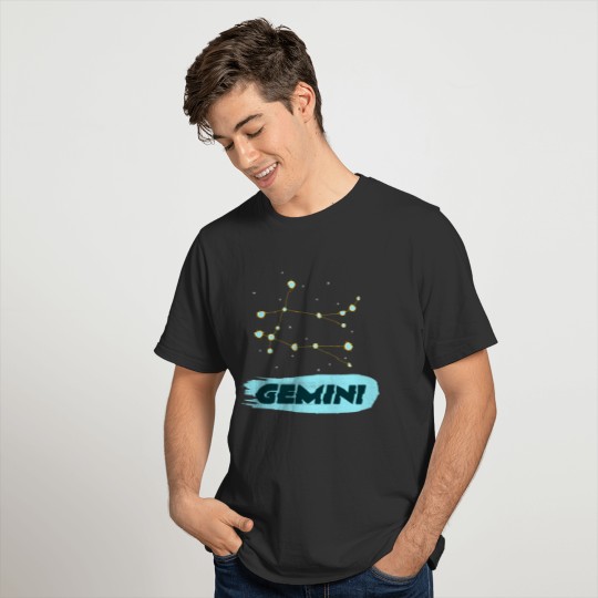 Zodiac sign Gemini gift idea present birth T Shirts