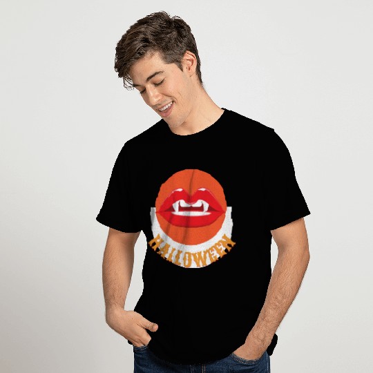 Vampire Lips Halloween T Shirts