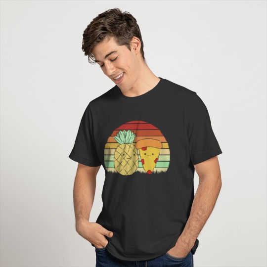 Retro Pineapple Pizza T-shirt