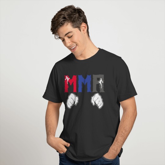 mma fighter boxer fitness mma present T-shirt